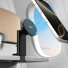 VRIG Smartphone Stand, Travel, Airplane, Magsafe, Smartphone Holder, Foldable, Tripod, Smartphone Stand, 360 Degree Adjustment, Compact, Convenient Goods, Grip, Portable, Bullet Train, Tabletop, Metal