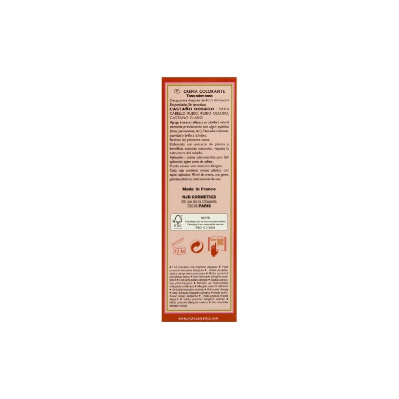 Henne Color Golden Brown Henna Hair Colouring Cream 90 ml
