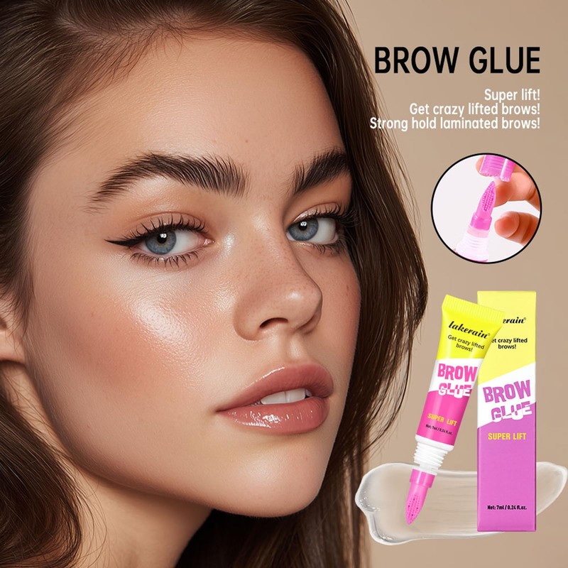 Super Lift Eyebrow Glue – Clear Brow Gel for Fluffy