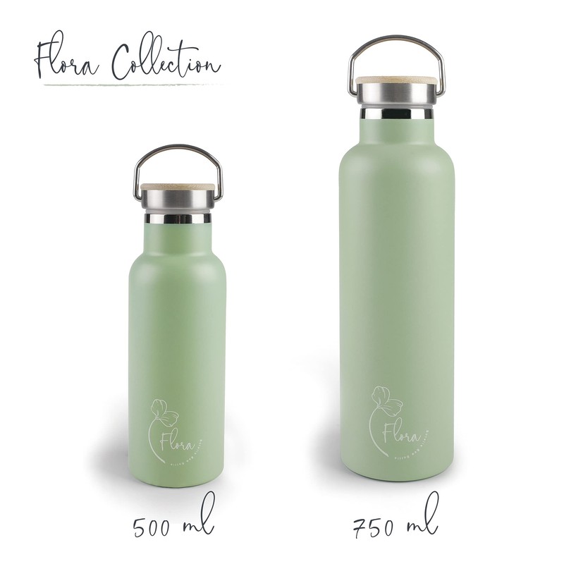 Lacor - 62559 - Stainless Steel Water Bottle, Double Insulated