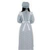 Jeufoin Women Vintage Victorian Maid Ruffles Pinafore Apron Pioneer Colonial