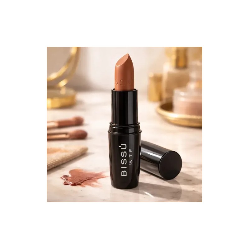 Bissú Labial Mate Lipstick Larga Duracion Color 8 Marruecos