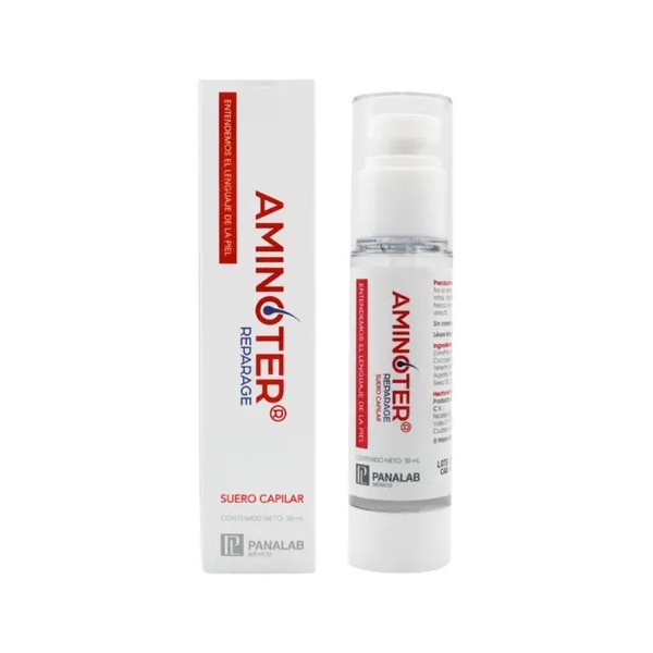 Aminoter Reparage Suero Capilar Reparador De Puntas 50 Ml