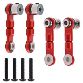 Aimrock Narrow Sway Bar Linkage Rear Anti-Roll Bar Links for 6S 1/7 Felony Infraction Limitless Mojave 1/8 Kraton Talion Outcast Notorious 6S BLX RC Buggy Car (Red)