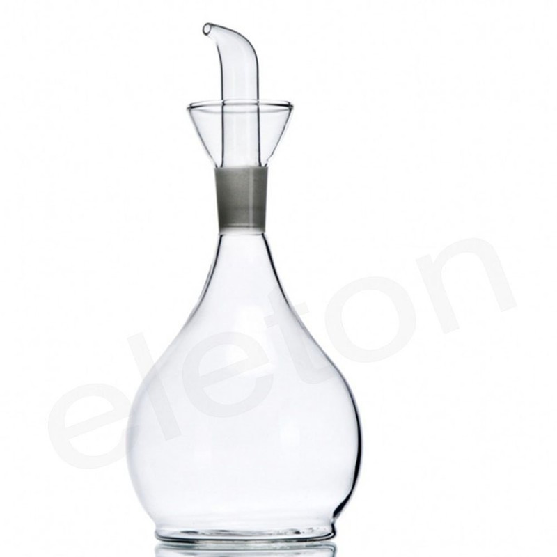 Eleton's Planet Pyriform 14oz Glass Olive Oil Dispenser Bottle, Oil