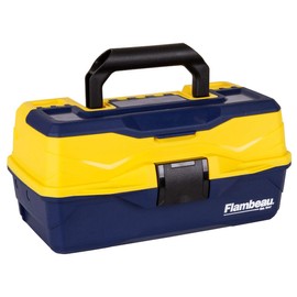 Flambeau Outdoors 6381KA 1-Tray Adventurer Kid's Box - Yellow/Blue