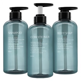 YeoGiGaShoppingCheonguk Recommended Bathroom Set - 3-Piece Dispenser in Teal Refill Container
