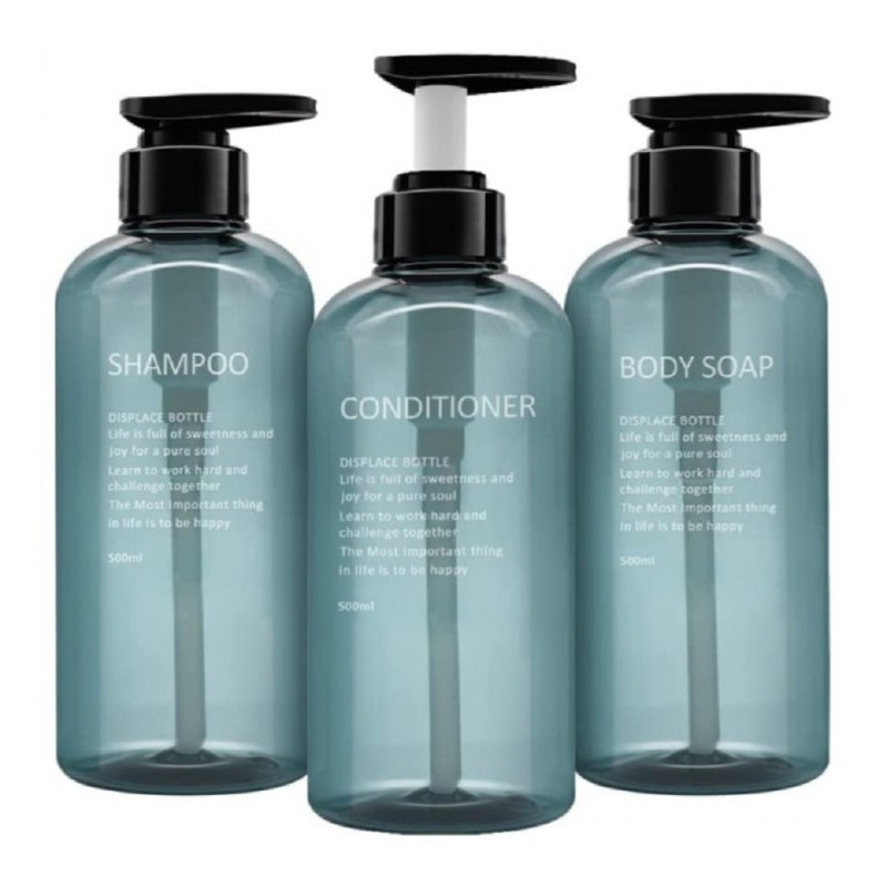 YeoGiGaShoppingCheonguk Recommended Bathroom Set - 3-Piece Dispenser in Teal Refill