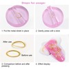 Nail Art Embossed Shape Metal Frame Bends Also 2 Pieces