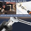 Upgraded Stainless Steel Top Wind Trailer Jack Crank Handle Cordless