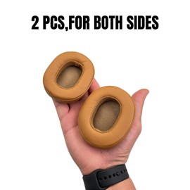 EMALPE Replacement Ear Pads for Skullcandy Headphones, Crusher Wireless, Evo, ANC, Hesh 3, Hesh EVO, ANC (Brown)