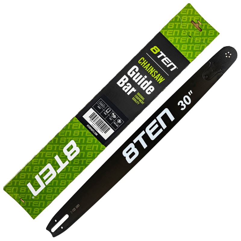 8TEN 30 Inch Chainsaw Guide Bar .050 3/8 98DL Chain