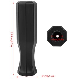 Alomejor Pack of 8 Football Table Replacement Handle Foosball Handle with Octagon Design Non-Slip