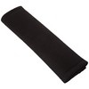 Tech Traders® 4PCS SEAT BELT COMFORT PADS- PLAIN BLACK-2 PAIR