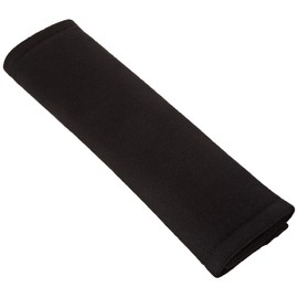 Tech Traders® 4PCS SEAT BELT COMFORT PADS- PLAIN BLACK-2 PAIR