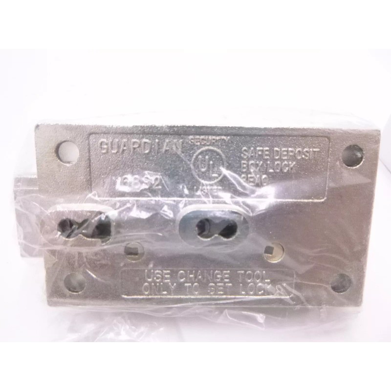 Guardian SEE DESCGuardian 6832 Safe Deposit Box Lock Dbl. Changeable