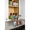 Hardware Resources 3-Tier Pull Down Spice Rack - Chrome-Finished Steel