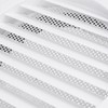 8 Inch Round Vent Cover, 200mm Weather Resistant ABS White