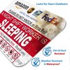 Night Shift Worker Sleeping Sign - Leave Package Sign Do