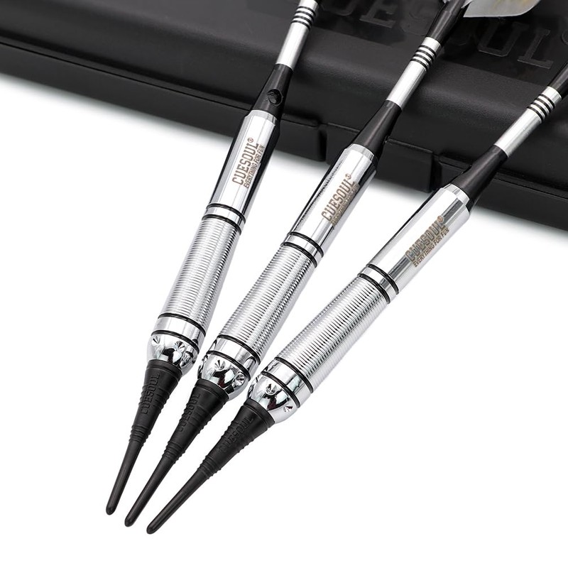 CUESOUL New Soft Tip Darts 3 Complete Darts 16-gram Barrels