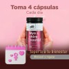 Magnesio Citrato Glicinato Myo Chiro Inositol Vitamina D3 Sabor Cápsulas