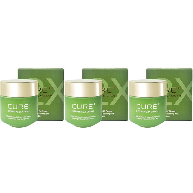 Kamjt Mum 김정문알로에 큐어 플러스인텐시브 2X 크림50g x3개 밤타입 Kim