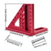 3D Carpenter Square with Degrees Scriber, 22.5-90 Degree Drawing Line