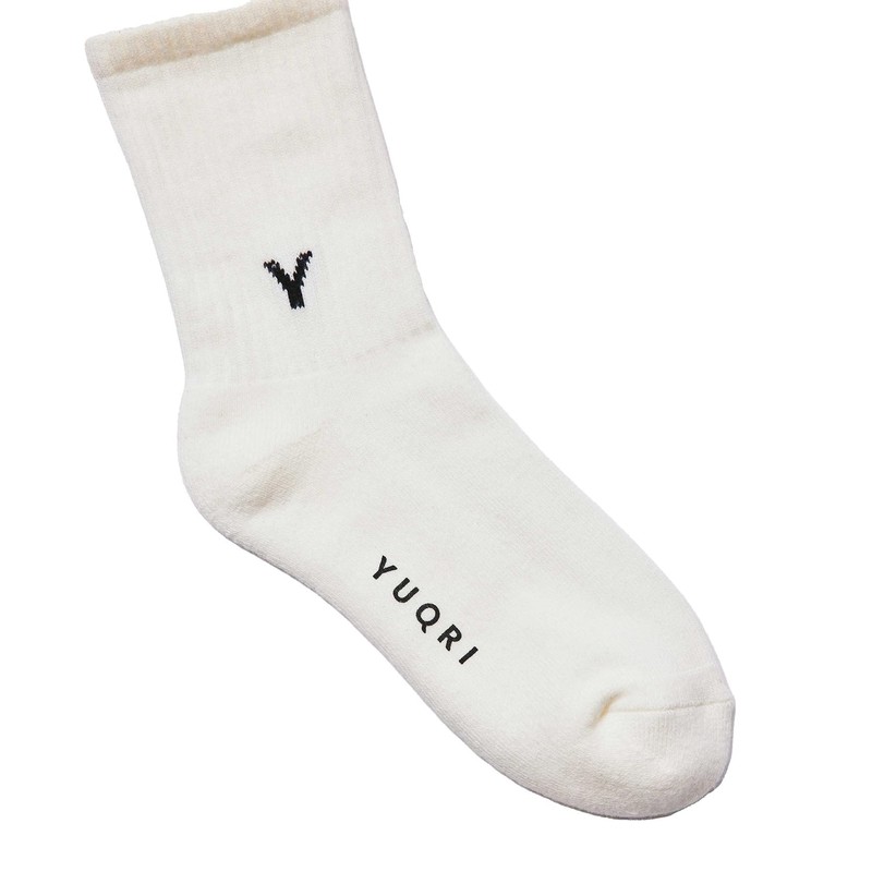 YUQRI First Step Antibacterial, Deodorizing, Antibacterial, Unisex Socks, Socks, white