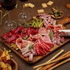 sourcing map 5.9" x 9.8" Charcuterie Board Template Acrylic Handle