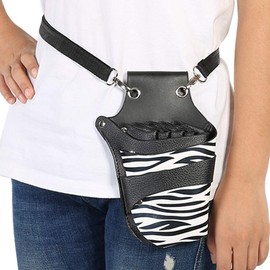 Hair Scissor Holster, Hairdressing Pouch Barber Shears Holster Hairdressing Salon Scissors Kit Bag Scissors Holder Pouch for Hair Stylist with Rivet Clips Waist Shoulder Belt(5 Scissor Pouches)