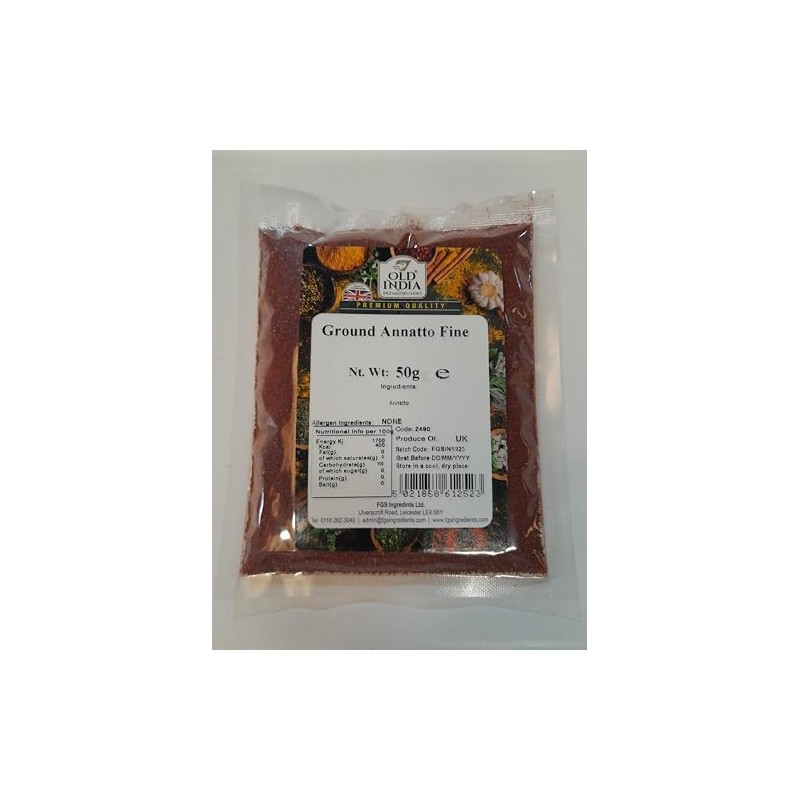 Old India Ground Annatto Fine 50g