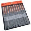 GOBEST Precision Needle File Metal Set 10 pcs 3x140x60 mm,