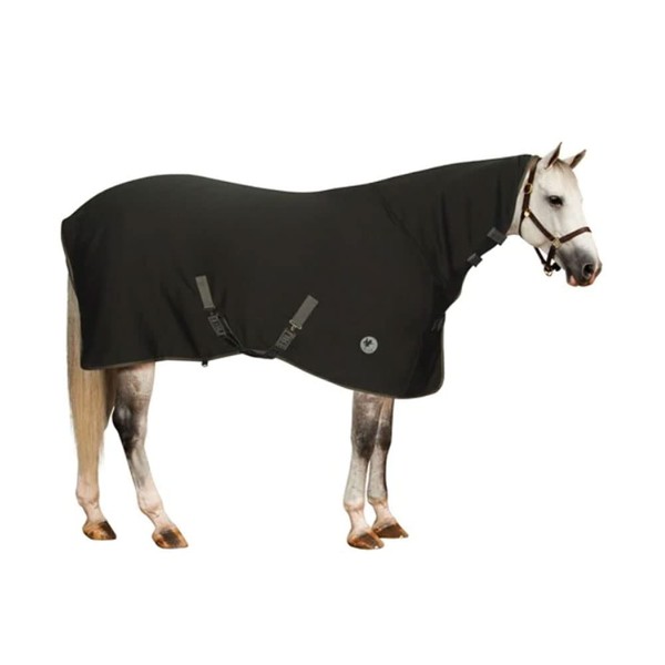 CENTAUR Turbo-Dry Cooler Sheet With Contour Neck, Black, Horse