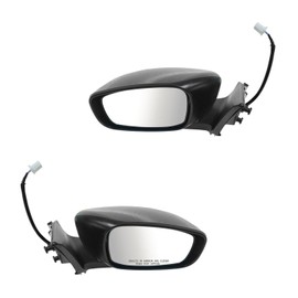 Z-Ryixiu 2pcs Left and Right Side Power Black Rearview Assembly Pair Set Door Mirror for Infiniti for Q60 Base/IPL/Journey/Premier Edition/Sport 2014