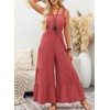 BLENCOT Sleeveless Jumpsuits for Women Summer Casual Loose Overalls Jumpsuit