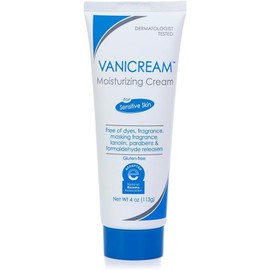 Crema hidratante para la piel Vanicream, 4 onzas líquidas, Paquete de 4