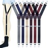 WannGe Men's Shirt Stays Adjustable Elastic Y-Style Garter Straps Socks