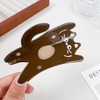 Funny Standing Cat Hair Clip,Acetate Claw Clips,Hair Clips for Women