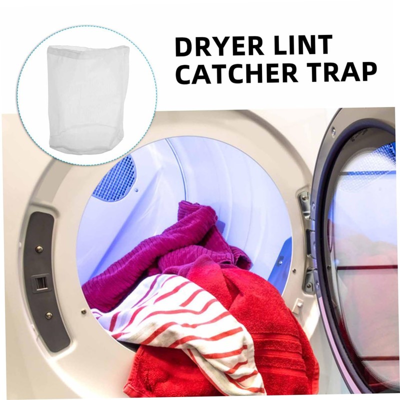 CHILDWEET 1 Set Lint Trap Bag Kit Reusable Dryer Vent