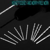 Diamond Drill Bits 10PCS, 5/64"(2mm) Diamond Twist Drill Bits with