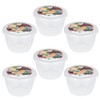 Just Pudding Basins Clear 1/4 Pint 140ml Small Basin Food