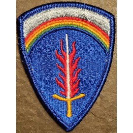 U.S. ARMY EUROPE USAREUR  PATCH - COLOR  DRESS UNIFORM: VINTAGE NOS USGI ORIG