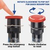 CNCTOPBAOS Limit Switch with Emergency Stop Button Kit, 6 Micro