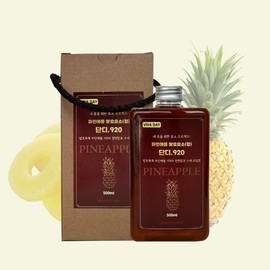 Pineapple fermentation enzyme (green) 500ml (color box included) / 파인애플 발효효소(청) 500ml (칼라박스 포함)