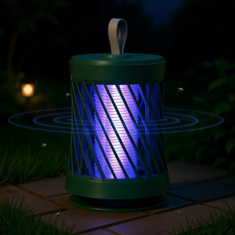 Electric Mosquito Killer Lamp With Uv Light Rechargeable 10594 Cubic
