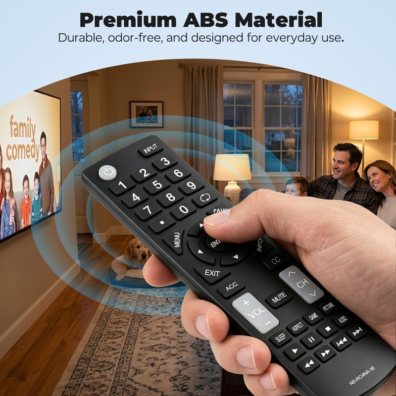 Replacement Insignia TV Remote NS-RC4NA-18, Universal Remote Control for Insignia
