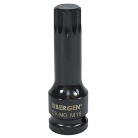M18 x 78mm 1/2" Drive Extra Long Impact Spline Socket for VAG Bergen