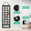 ANSTROUT Large Black Visual Schedule Chart for Kids Chore with
