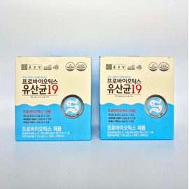 Chong Kun Dang Probiotics Lactobacillus 19 2g x 60 packets x 2 / 종근당 프로바이오틱스 유산균 19 2g x 60포 x 2개