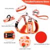 COOWONE Dog Leash and Harness Set, Soft Lightweight Mesh Step-in